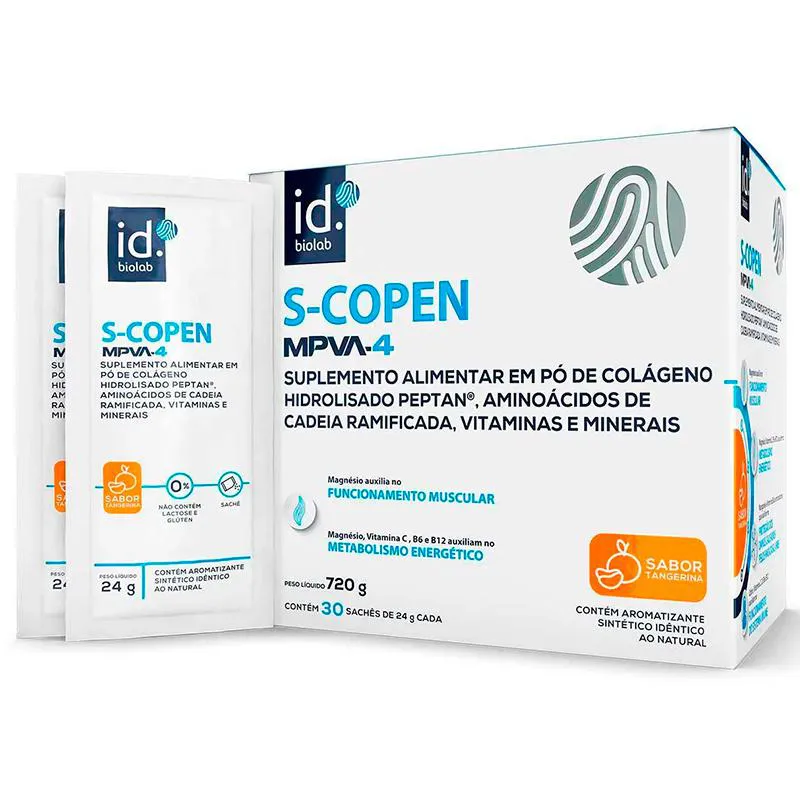 Suplemento S - Copen 30 Sachês Sabor Tangerina - Biolab