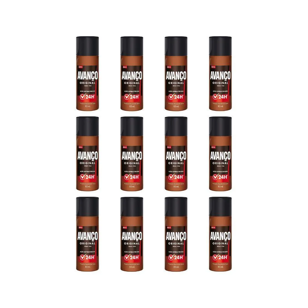 Desodorante Spray Avanço 85ml Original - Kit C / 12un