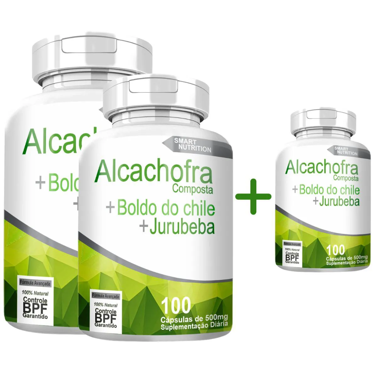 Alcachofra Composta Compre 2 Leve 3 com Total de 300 cápsulas