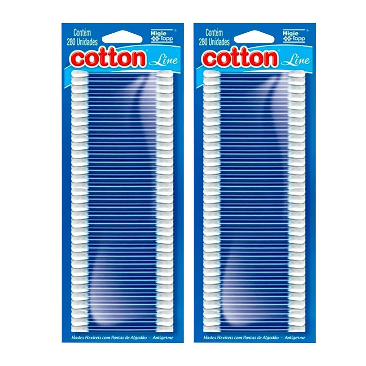 Kit C2 Hastes Flexíveis Pontas Algodão – Cotton Line