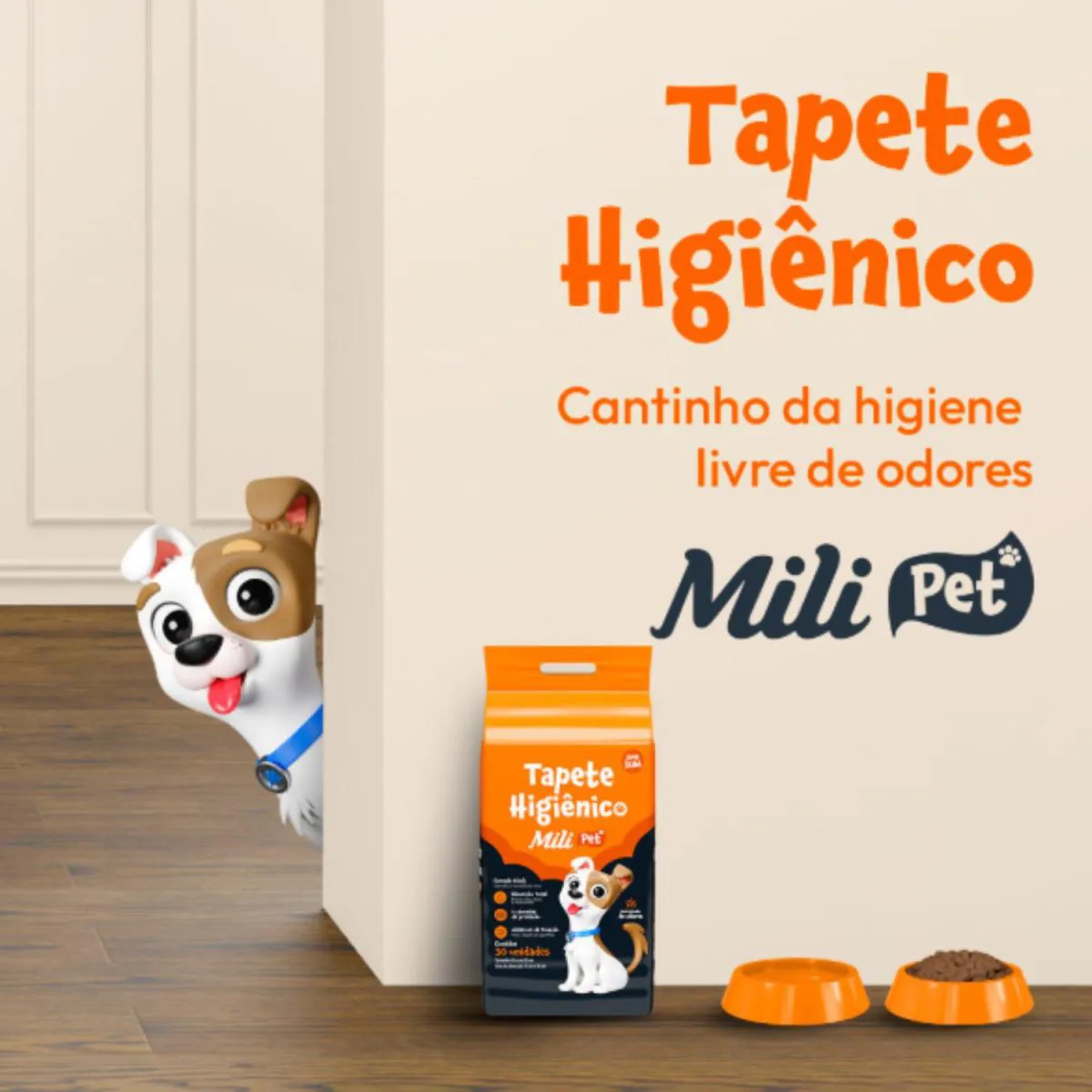 Kit C4 Tapete Higiênico C/ 7 Unidades - Mili Pet