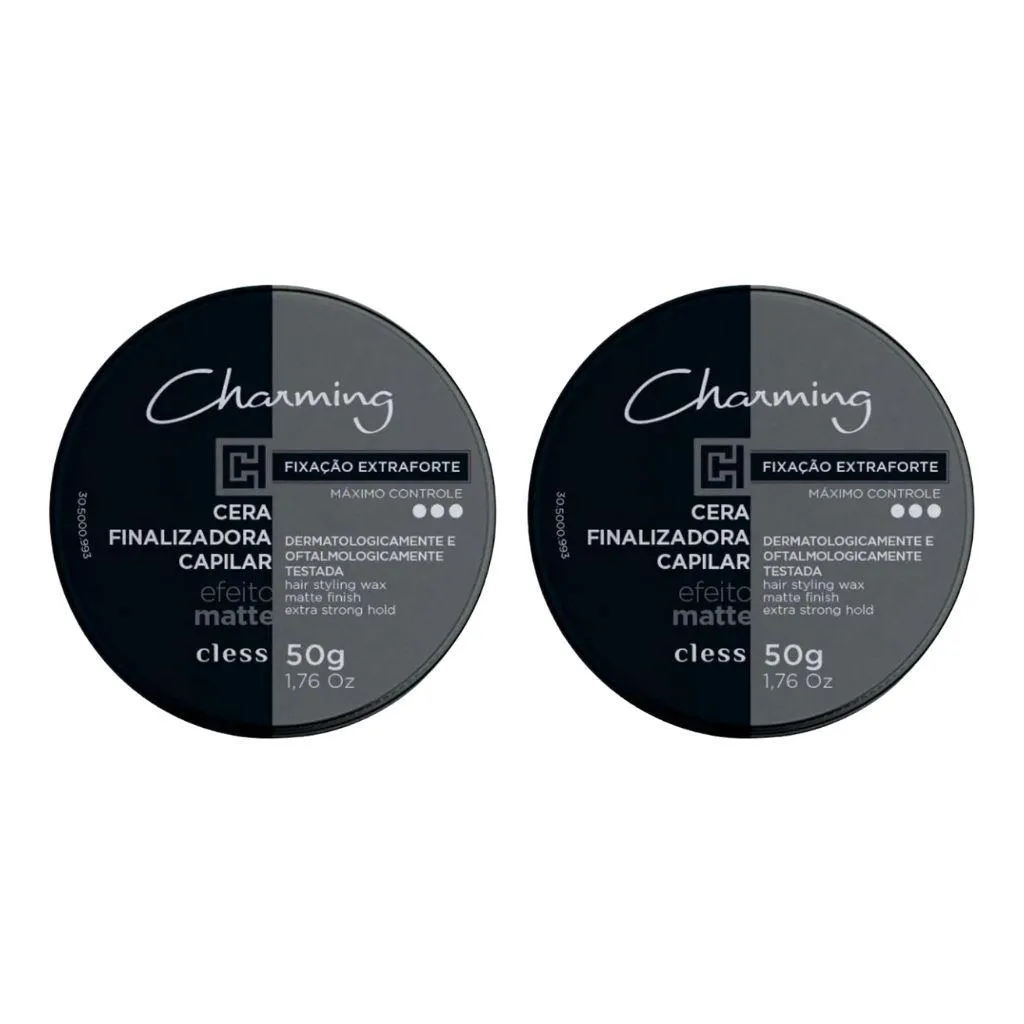 Cera Charming Capilar 50g Matte Extra Forte - Kit C / 2un