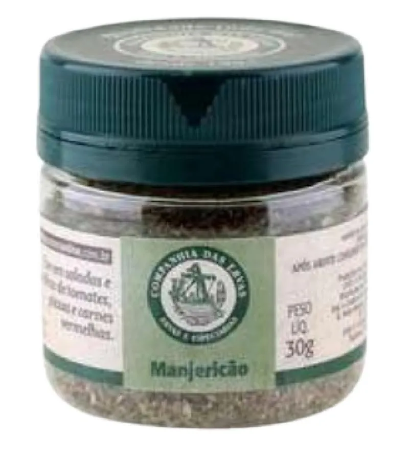 Kit 2x: Manjericão Companhia das Ervas 30g