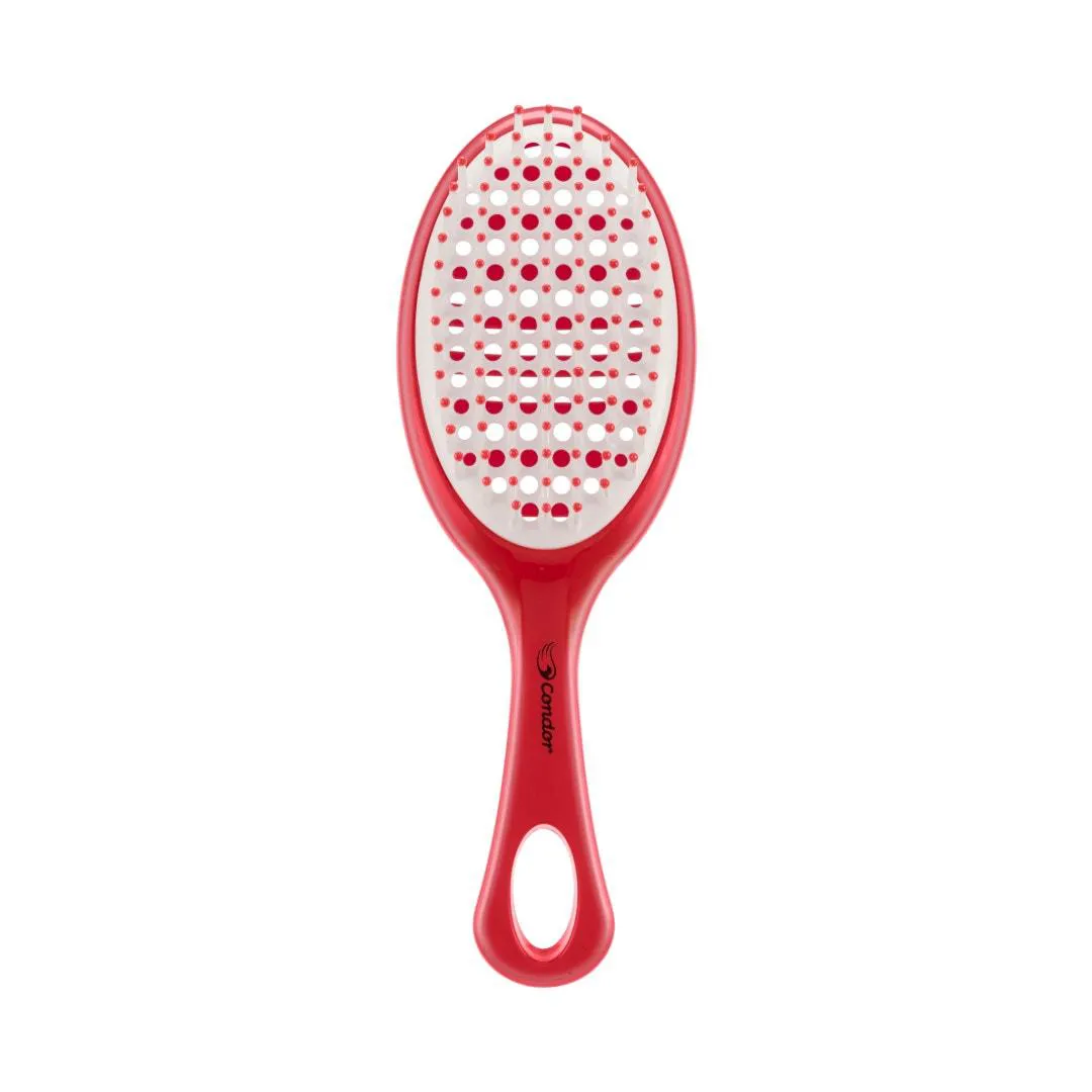 Escova para Cabelo Condor Bellê! Oval Vermelha