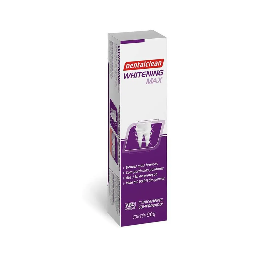 DENTALCLEAN WHITENING MAX GEL DENTAL 90G