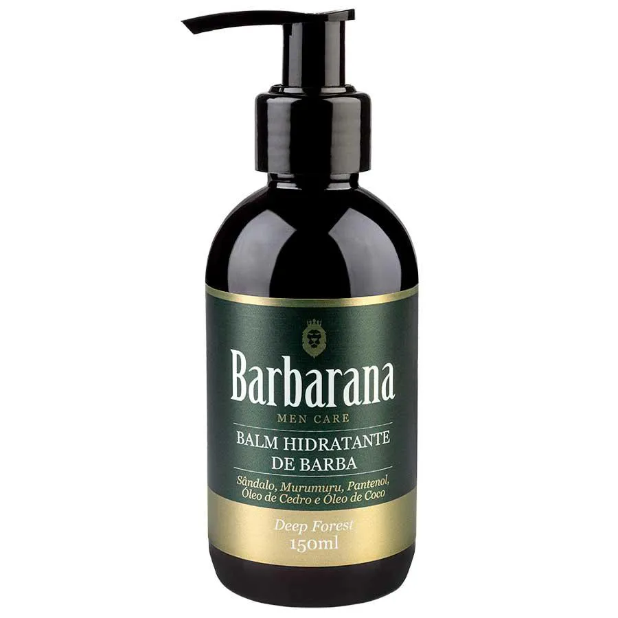 Balm Hidratante De Barba Deep Forest Oriental Amadeirado 150ml Barbarana