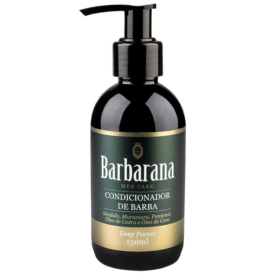 Condicionador De Barba Deep Forest Oriental Amadeirado 150ml Barbarana
