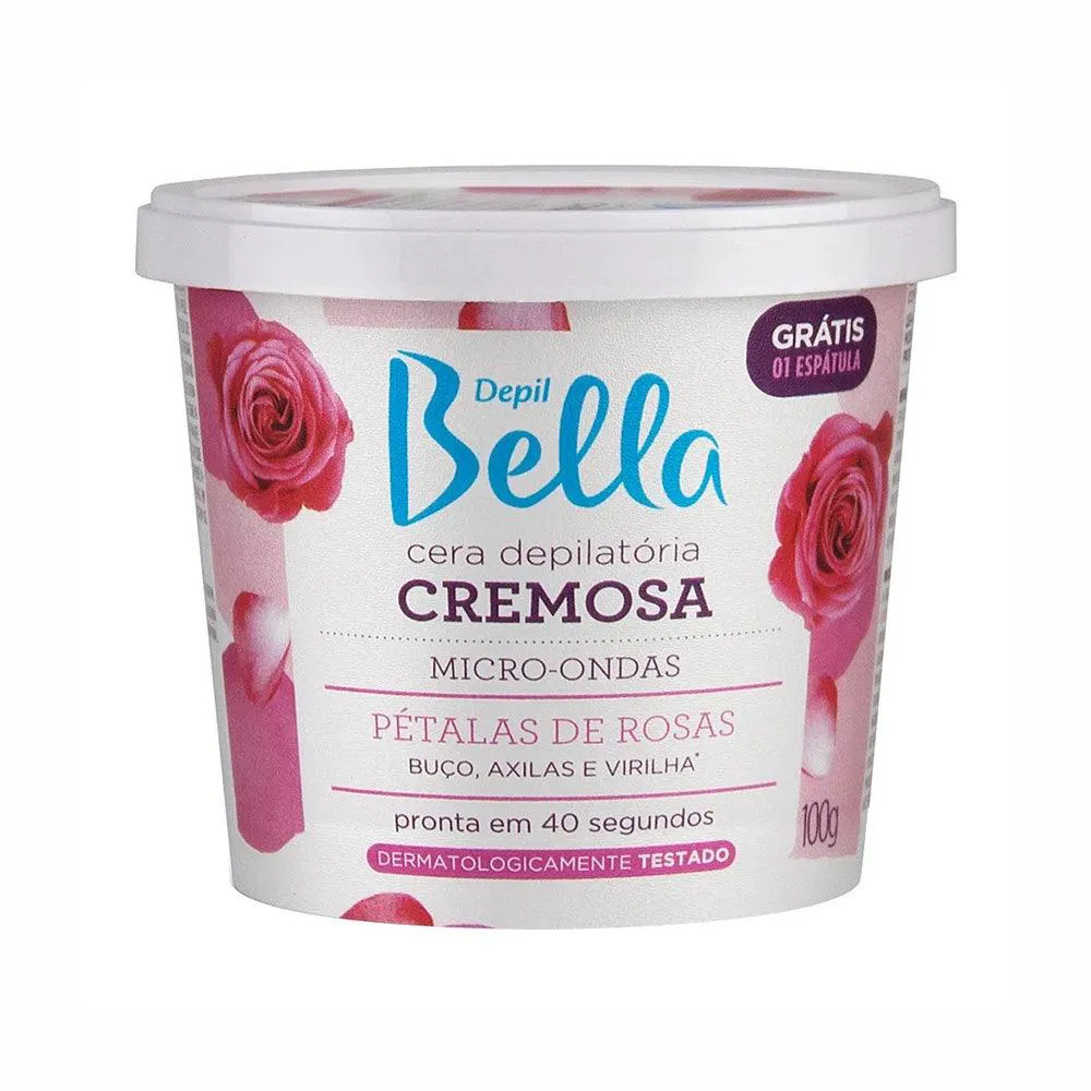 Cera Depilatória Depil Bella Microondas Pétalas 100g