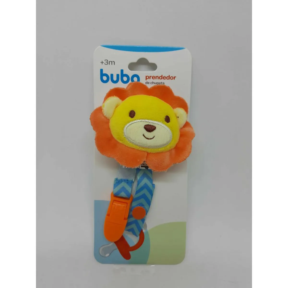 Prendedor De Chupetas  Animal Fun Leão Buba