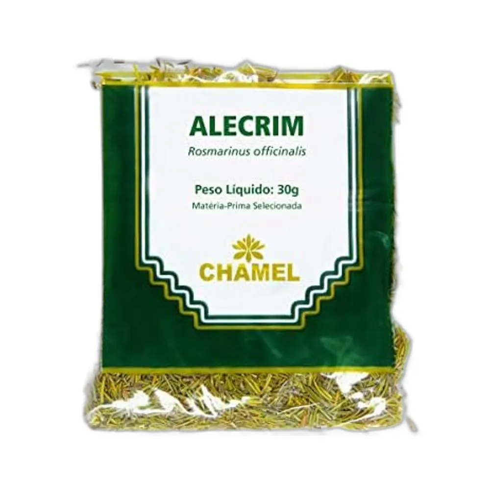 Chá Pacote Alecrim Folhas 30G - Chamel