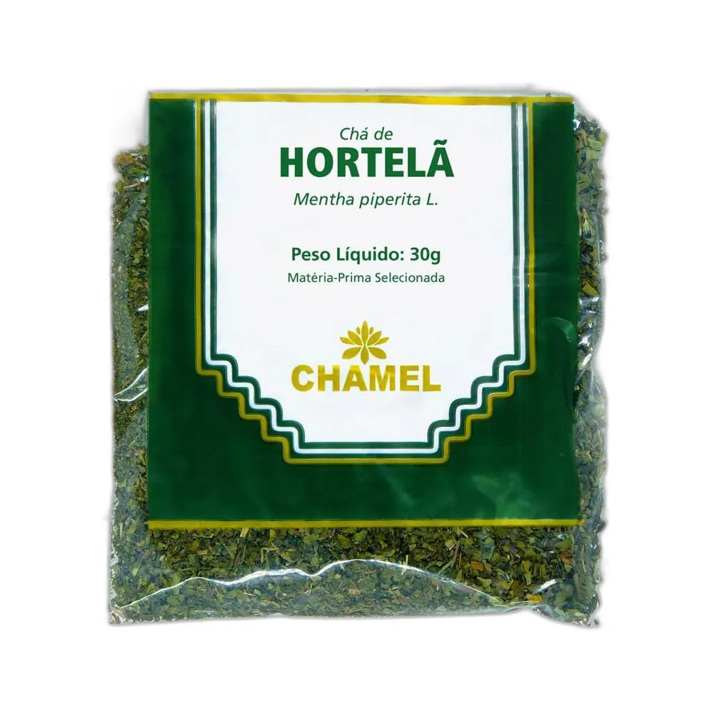 Chá Pacote Hortela 30G - Chamel