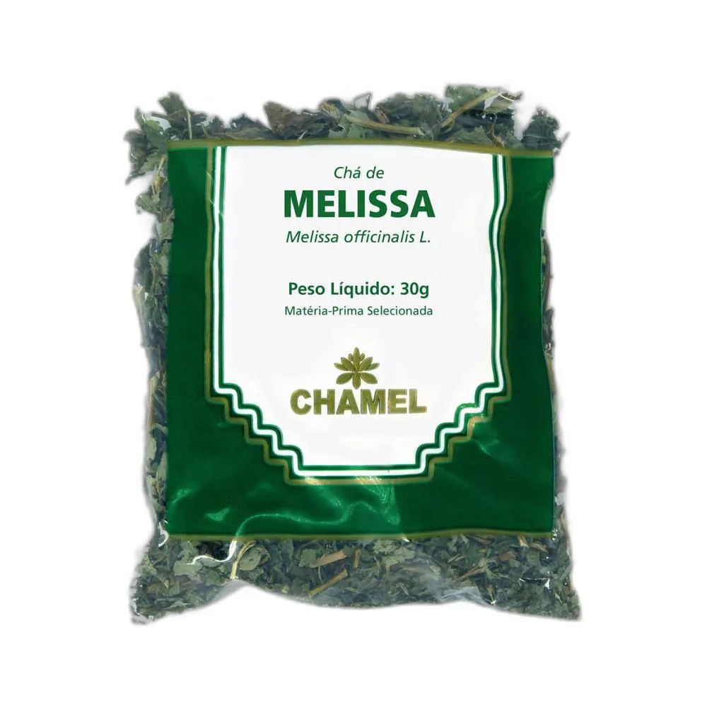 Chá Pacote Melissa Folhas 30G - Chamel