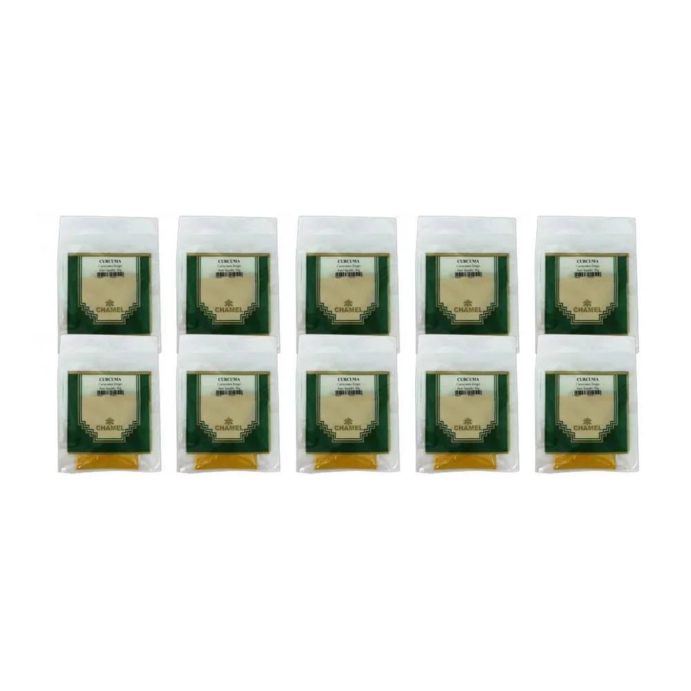 Kit 10X Pacote De Curcuma 30G - Chamel