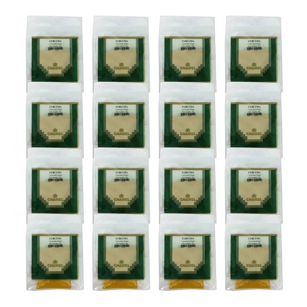 Kit 16X Pacote De Curcuma 30G - Chamel