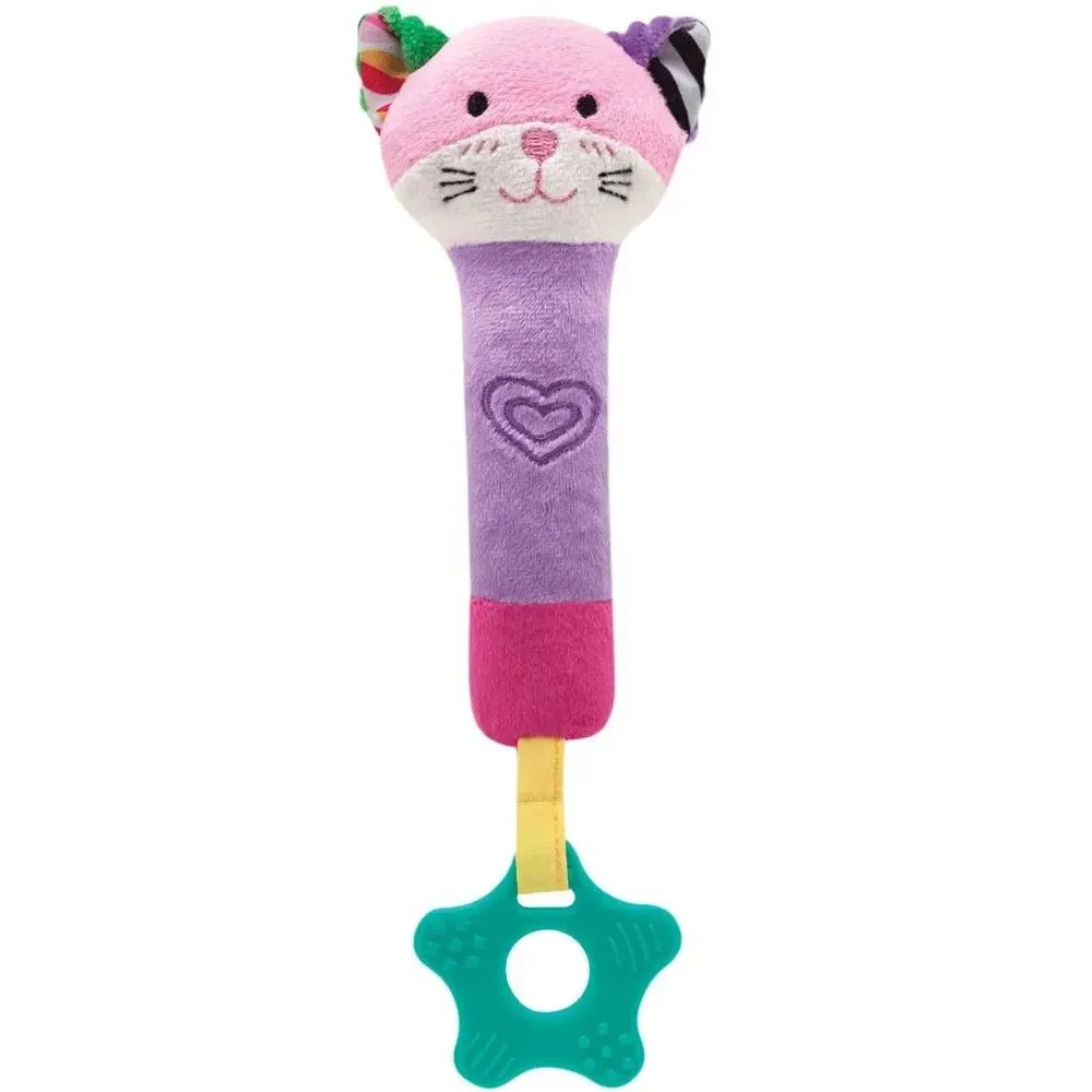 Gatinha Com Mordedor Happy Zoo +3M Buba