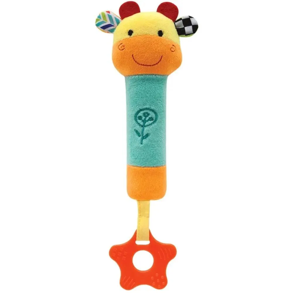 Girafa Com Mordedor Happy Zoo +3M Buba