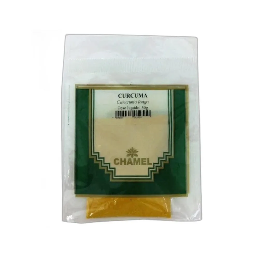 Pacote De Curcuma 30G - Chamel