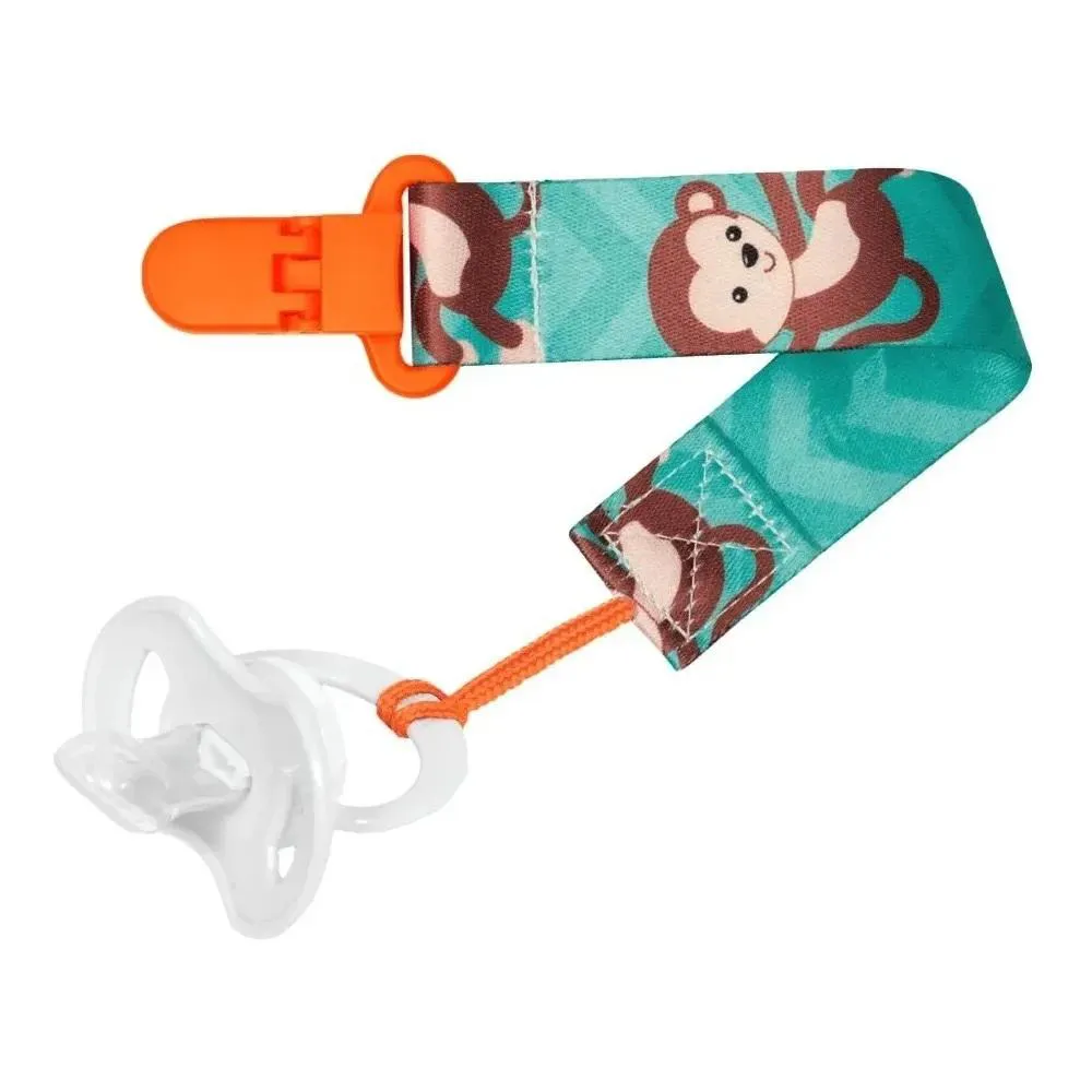 Prendedor De Chupeta Animal Fun Macaco Buba