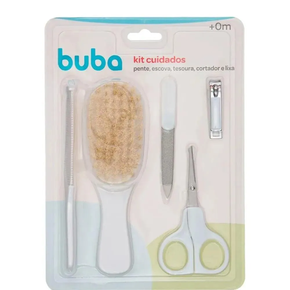 Kit Cuidados De Higiene Branco Buba