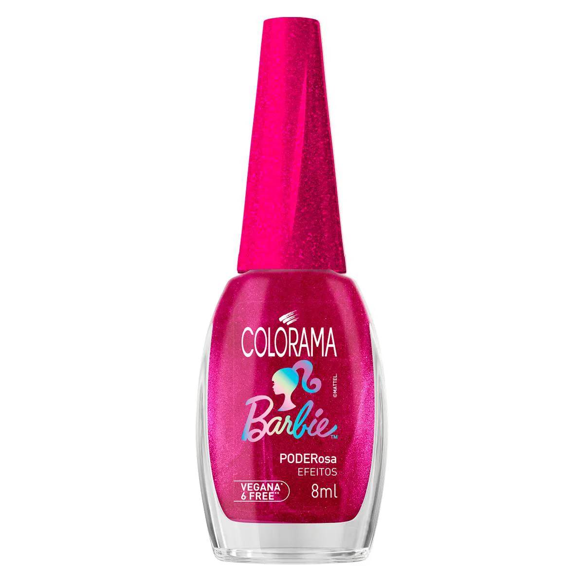 Esmalte Efeitos Colorama Barbie 8ml - Poderosa