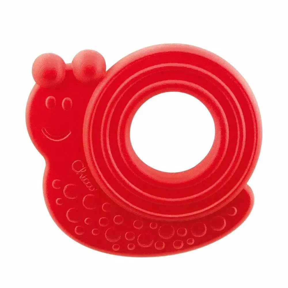 Mordedor Eco Caracol Vermelho +3M Chicco