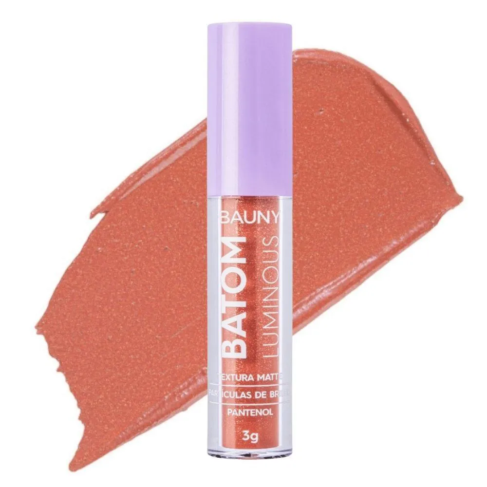 Bauny Batom Líquido Luminous 3G Cor: Honey Luminous