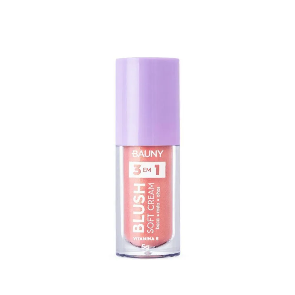 Bauny Blush Líquido Soft Cream 3 em 1 5G Cor: Magic