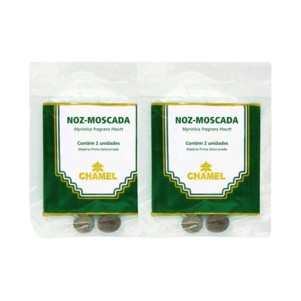 Kit 2X Pacote Noz Moscada Bola 2 Un - Chamel