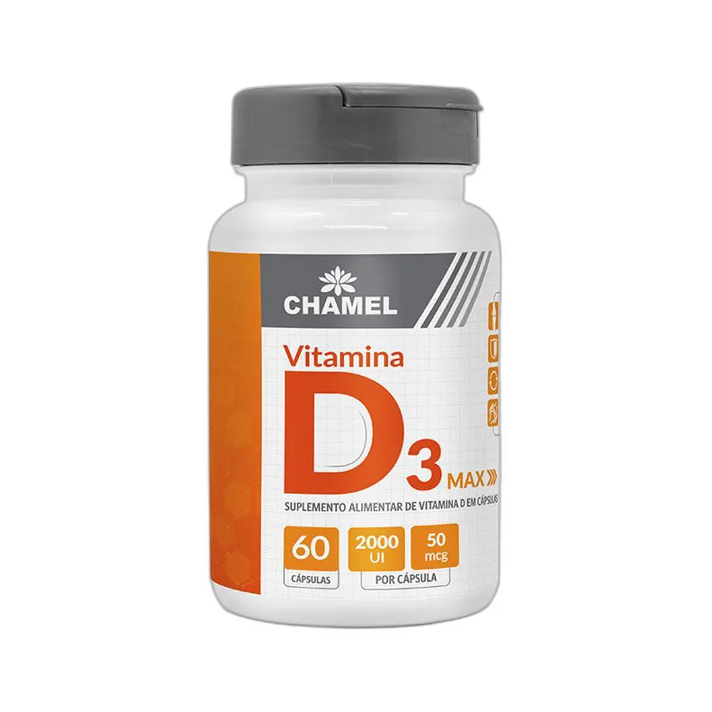 Max Vitamina D3 500Mg 60 Cps - Chamel