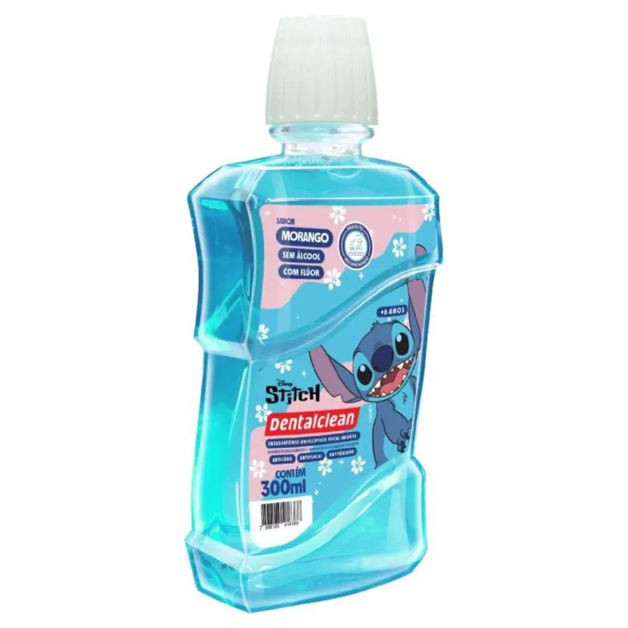 Antisséptico Bucal Infantil Stich Morango 300Ml
