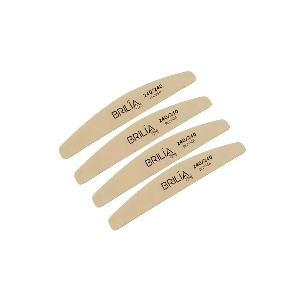 Brilia Nails Lixa Boomerang 240-240 Buffer Un|