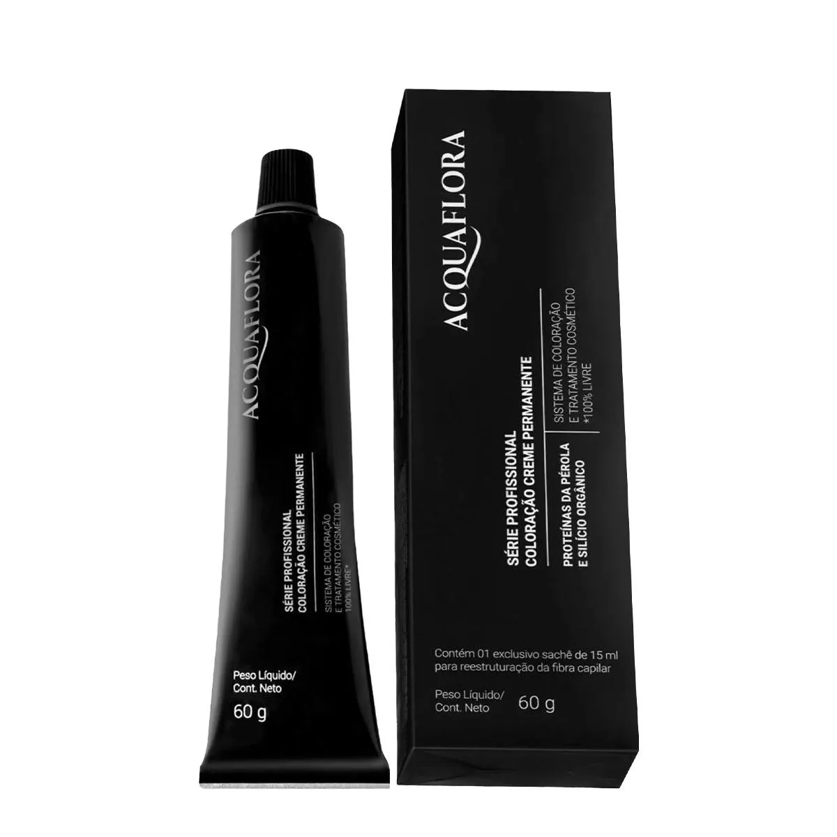 Acquaflora 5.20 Castanho Claro Irisado Intenso - Coloração Permanente 60g