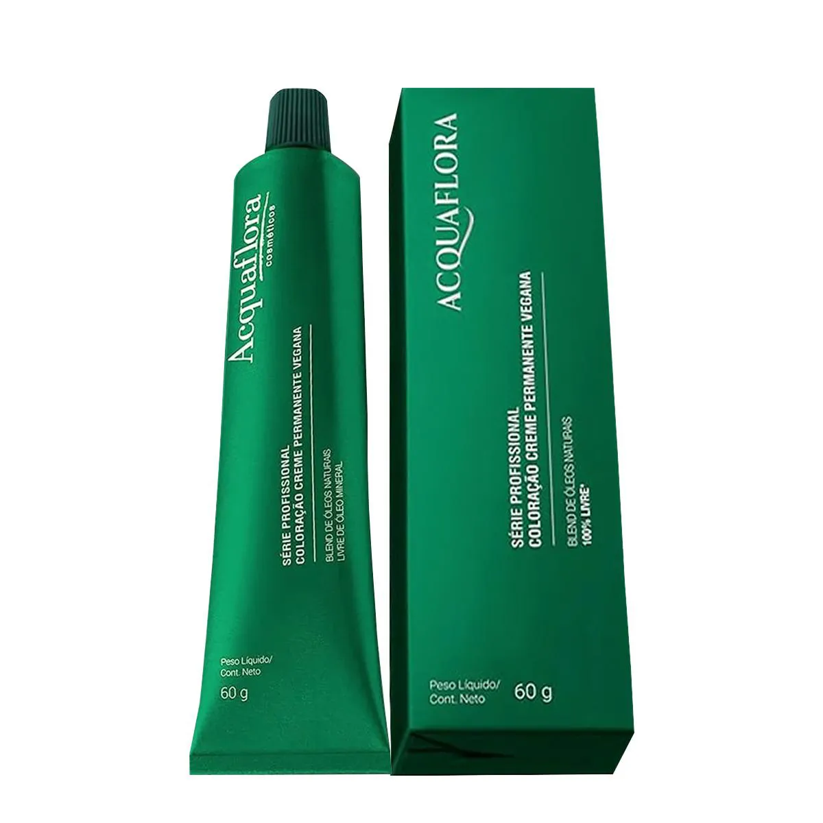 Acquaflora Vegana 8.34 Loiro Claro Dourado Acobreado - Coloração Permanente 60g