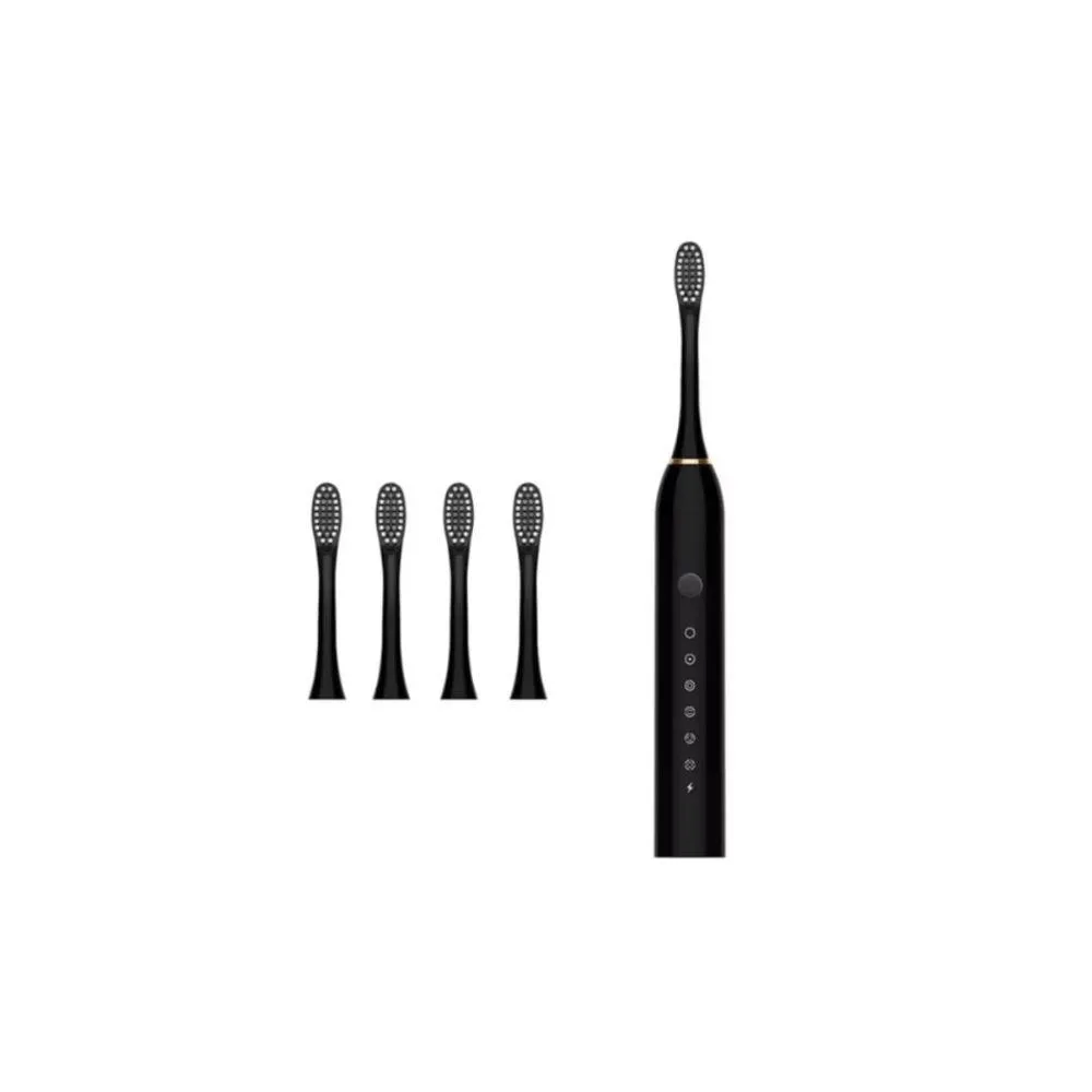 Escova de Dentes Elétrica Ipx7 com Cabeça Substituivel Inteligente Ultrassônico à Prova D'água