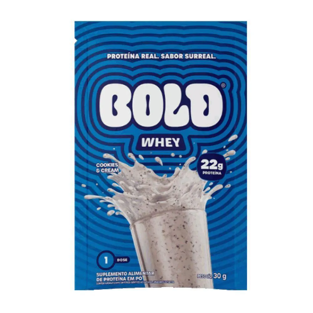 Bold Whey 30G Sabor Cookies e Cream