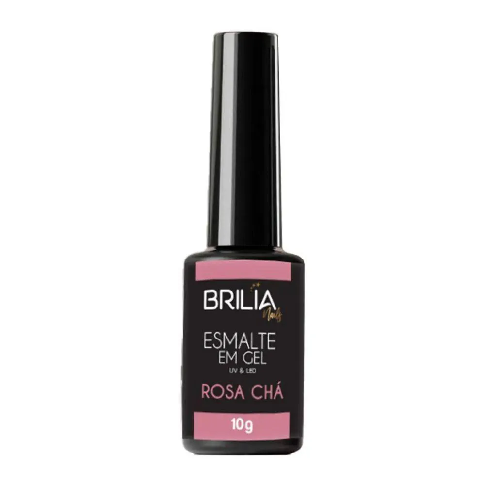Brilia Nail Esmalte Gel Rosa Chá 10G