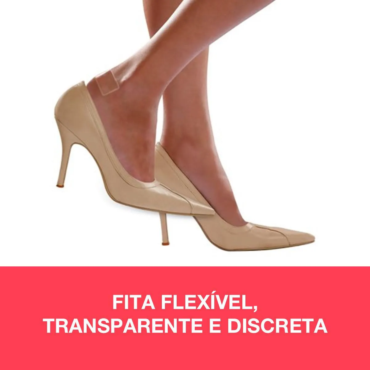 Fita Protetora para os Pés Nexcare Transparente com 1 rolo de 25mmx3m
