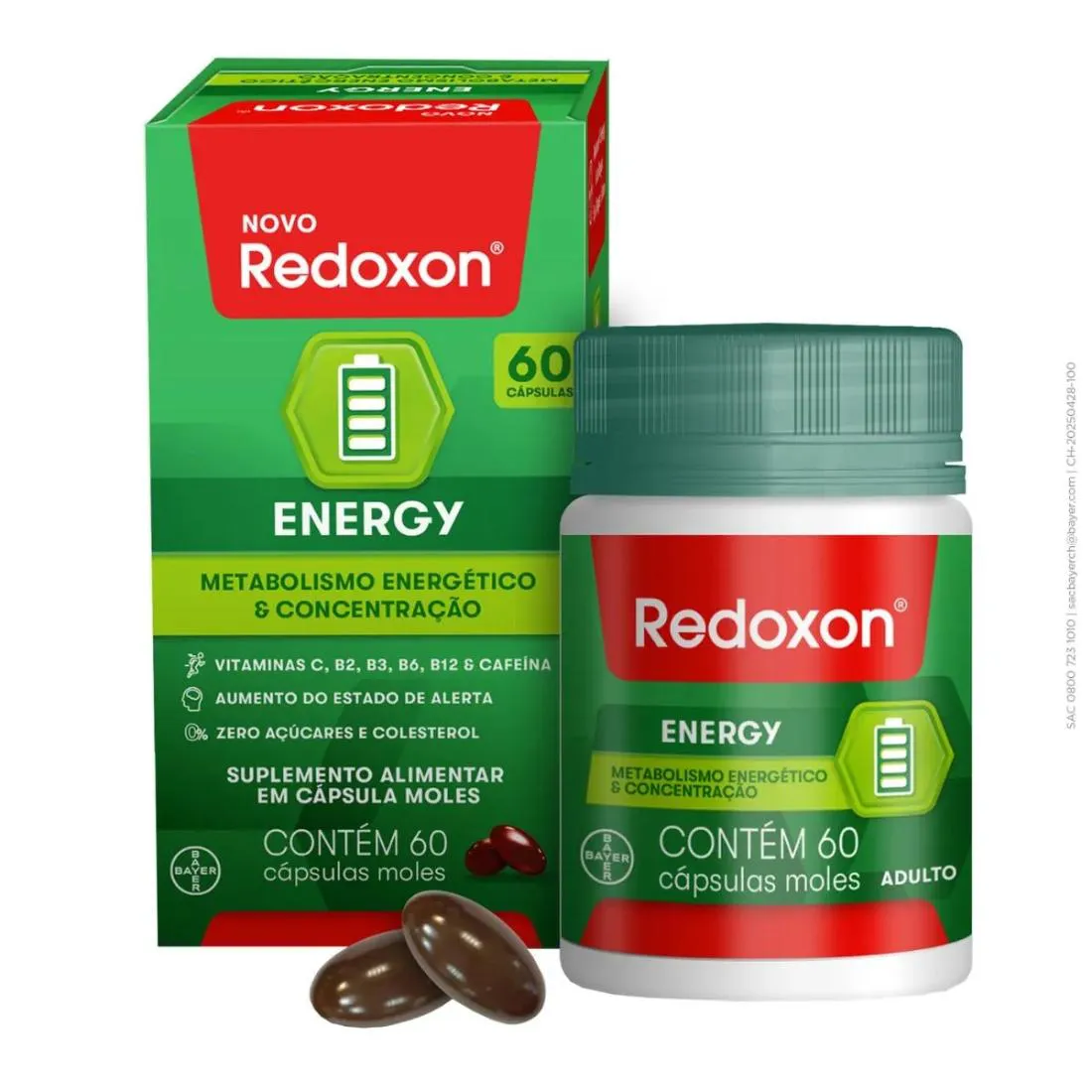 Redoxon Energy 60 Cápsulas Multivitamínico