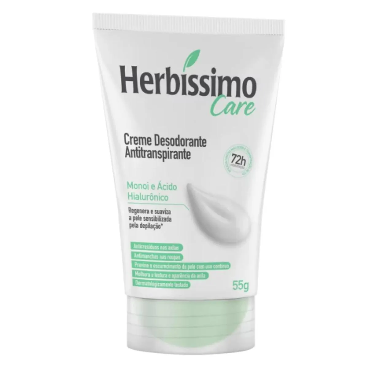 Desodorante Bisnaga Herbissímo 55G Monoiacido Hialuronico