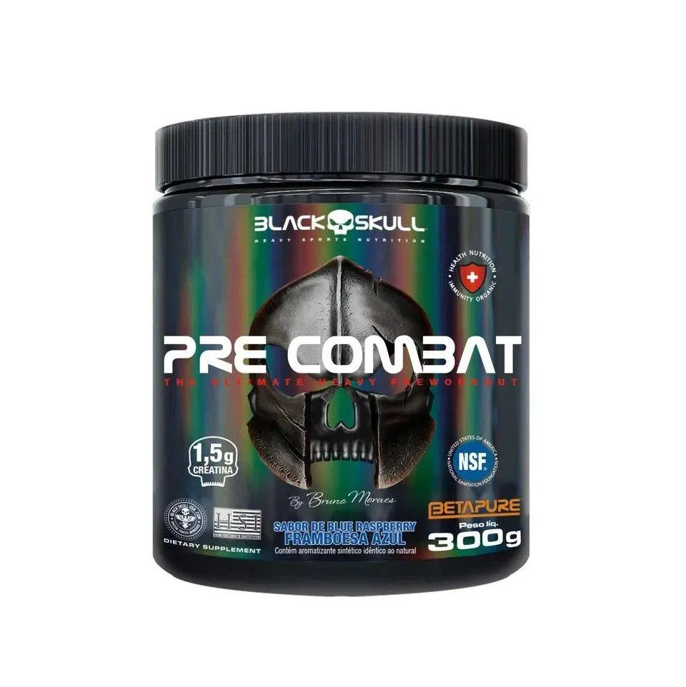 Pré Combat (300G) - Sabor: Framboesa Azul