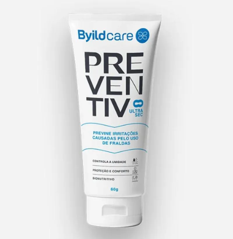 Preventiv Creme Hidratante Bionutritivo Antiatrito Ultra Sec 60g Prevenção de Assaduras - Byildcare