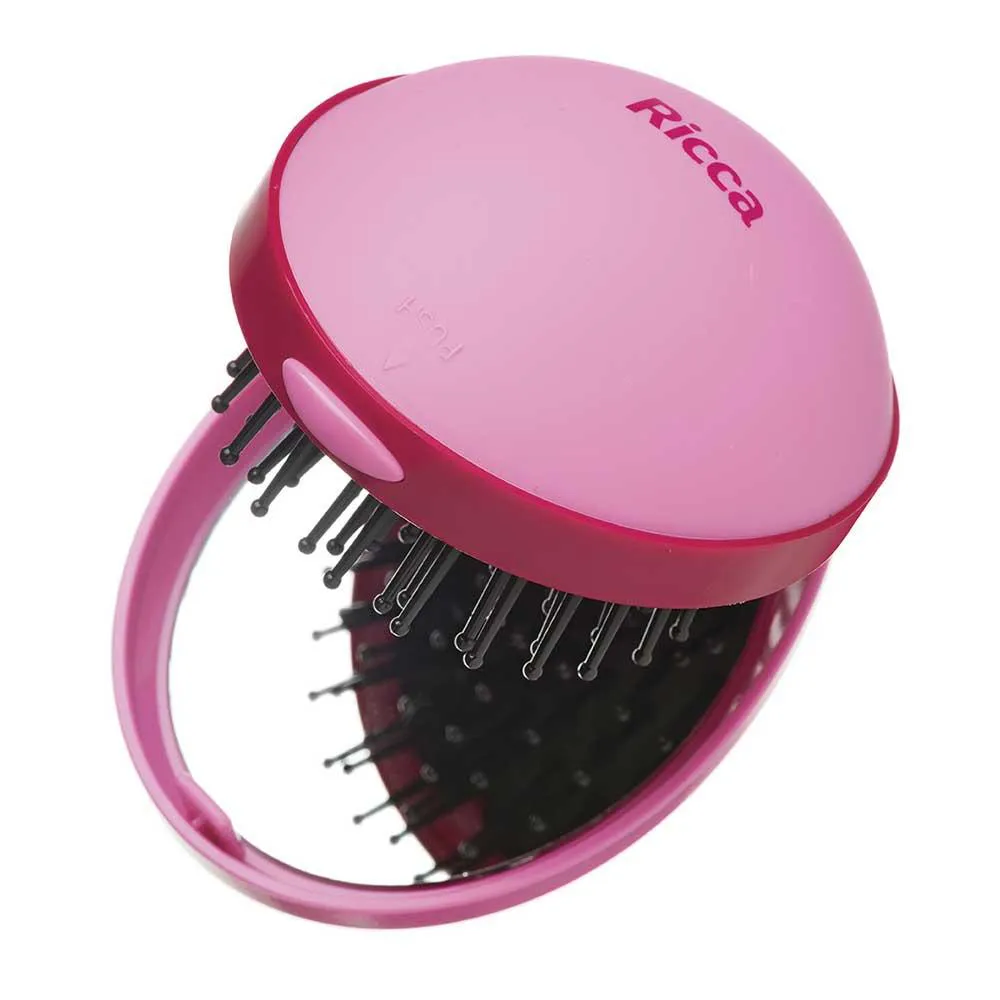Pop Up Brush Ricca- Mini Escova de Cabelos 1 UN