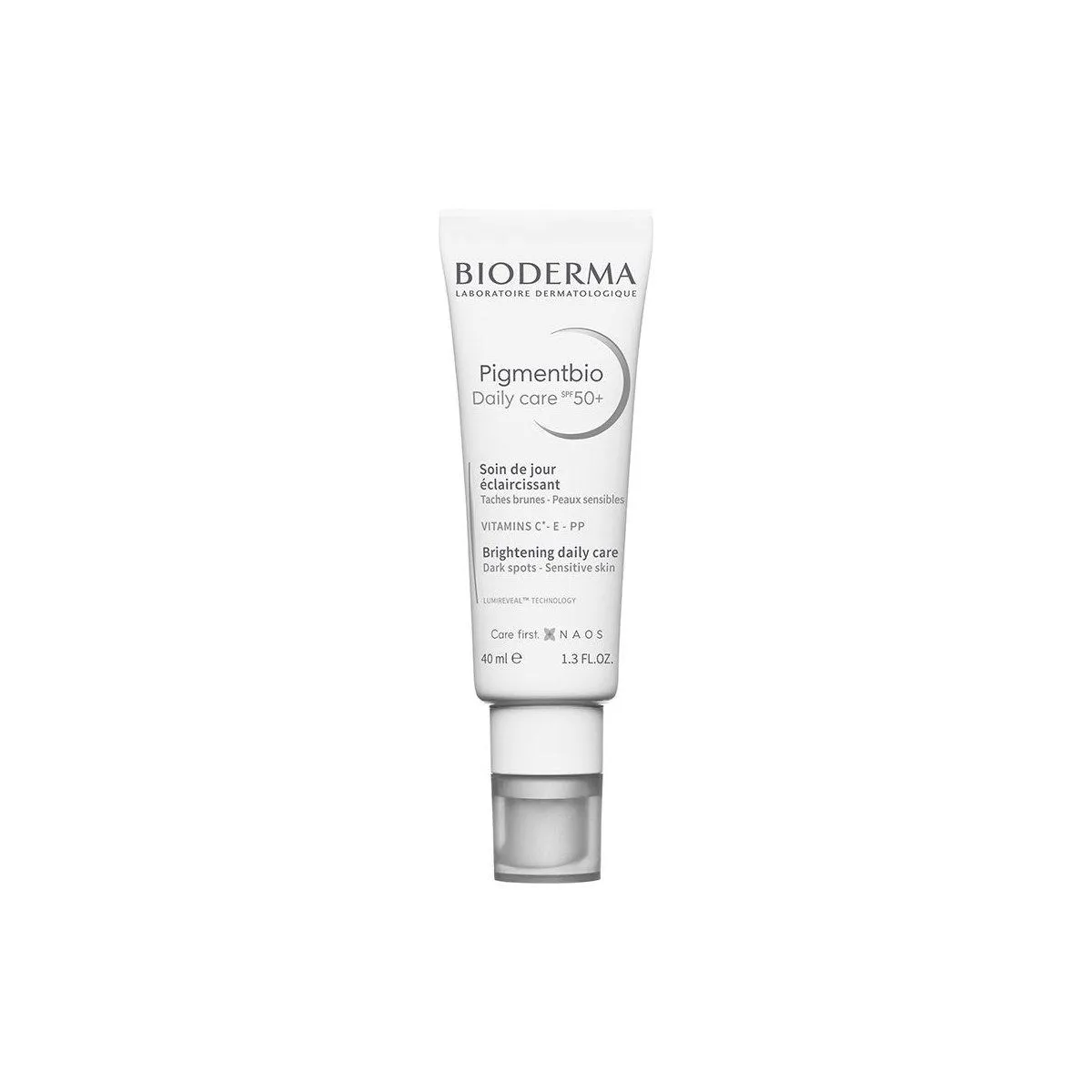 Clareador Antioxidante Facial Pigmentbio Daily Care Vitamina C FPS 50+ 40ml