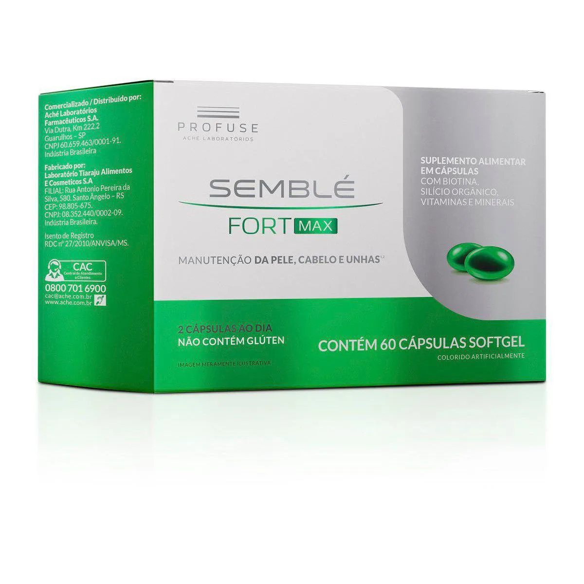 Polivitamínico Semblé Fort Max 60 cápsulas