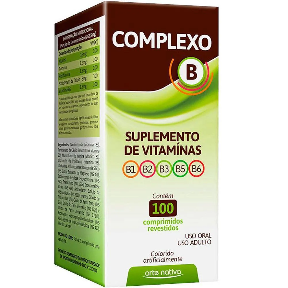 Complexo B Arte Nativa 100 Capsulas