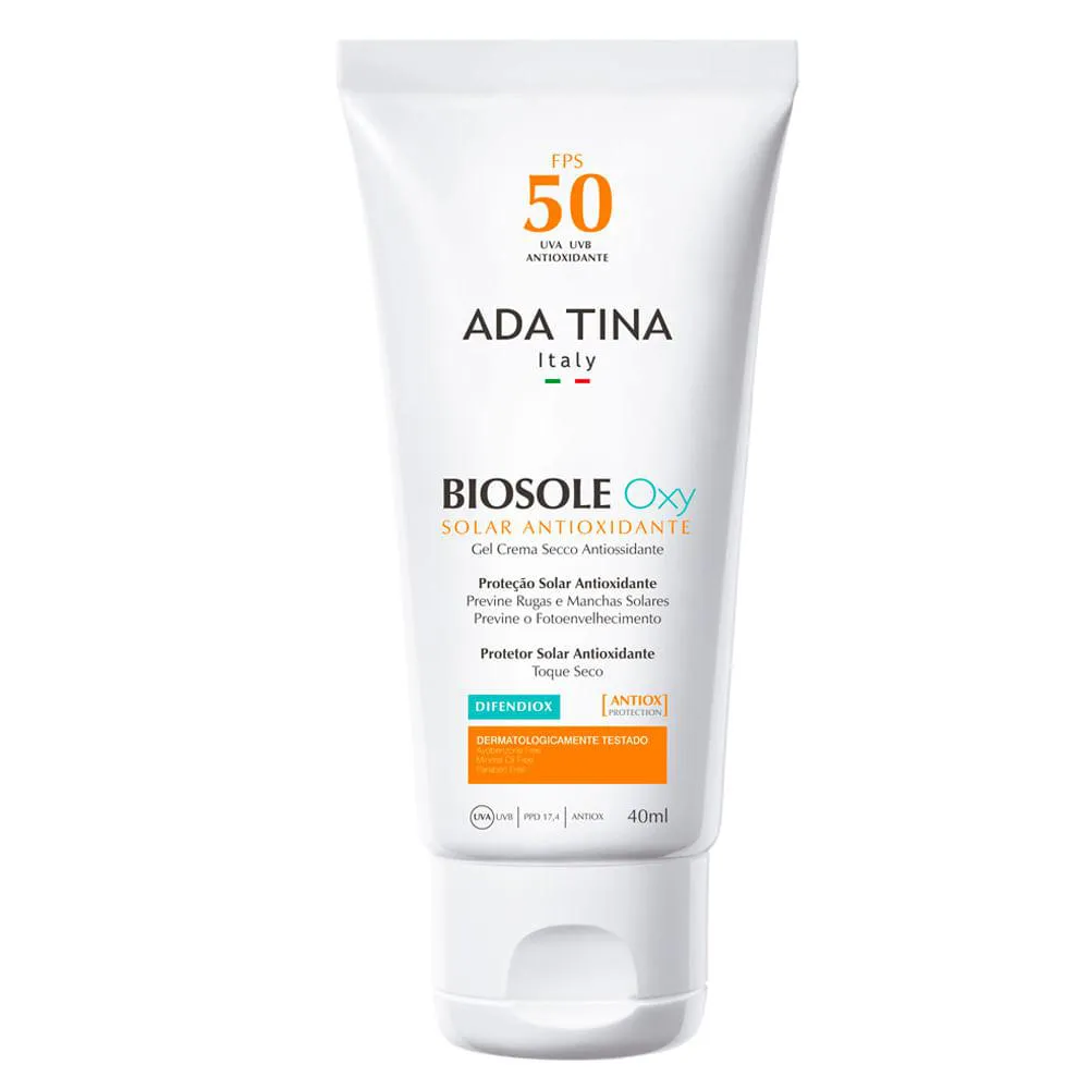 Protetor Solar Antipoluição Ada Tina - Biosole Oxy Fps 50 40ml