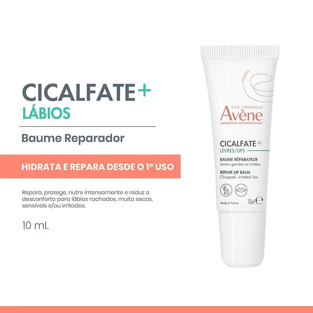 Bálsamo Reparador Labial Avène - Cicalfate Lábios 10ml