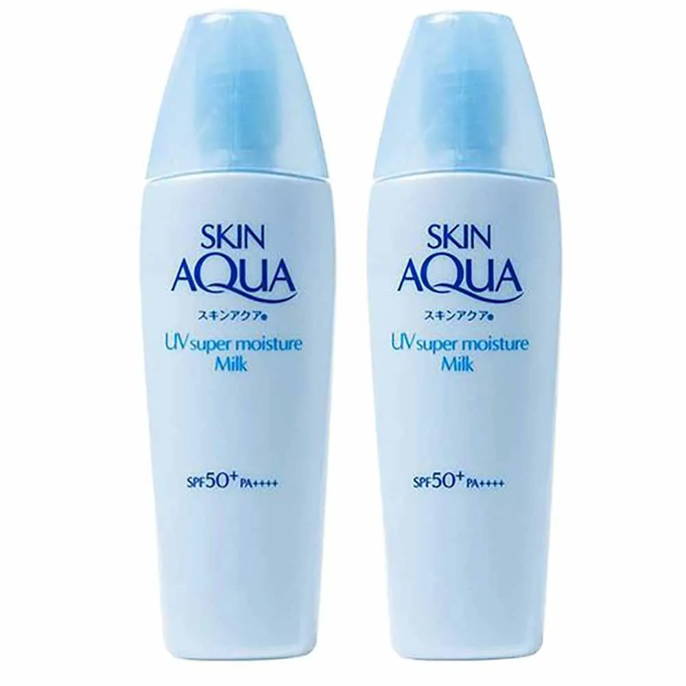 Skin Aqua Protetor Solar Super Moisture Milk Fps50 Kit com 2 Unidades