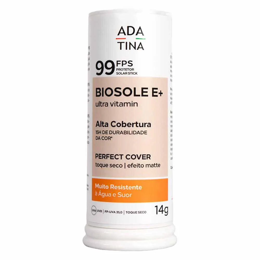 Protetor Solar Stick Clareador Biosole e Plus Ultra Vitamin Fps 99 com Cor 35 Miele