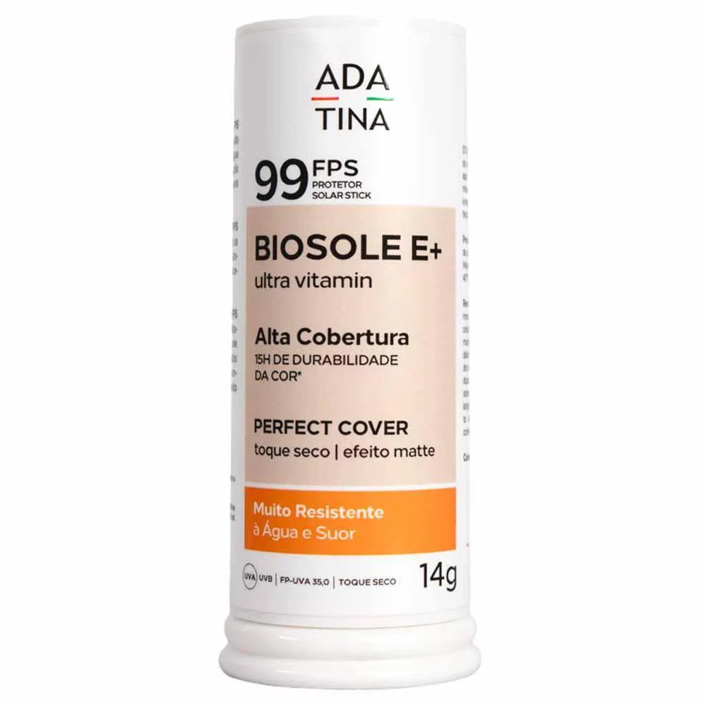 Protetor Solar Stick Clareador Biosole e Plus Ultra Vitamin Fps 99 com Cor 45 Noce